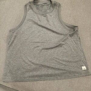 Vuori Charcoal Gray Muscle Tee
